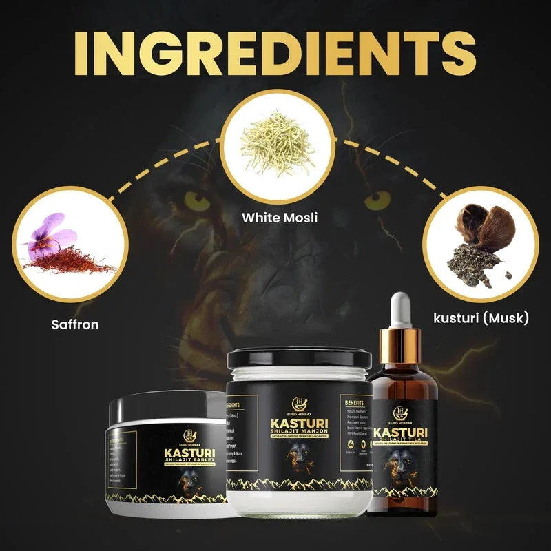 🎊 Kasturi Shilajiti Course - Euro Herbax