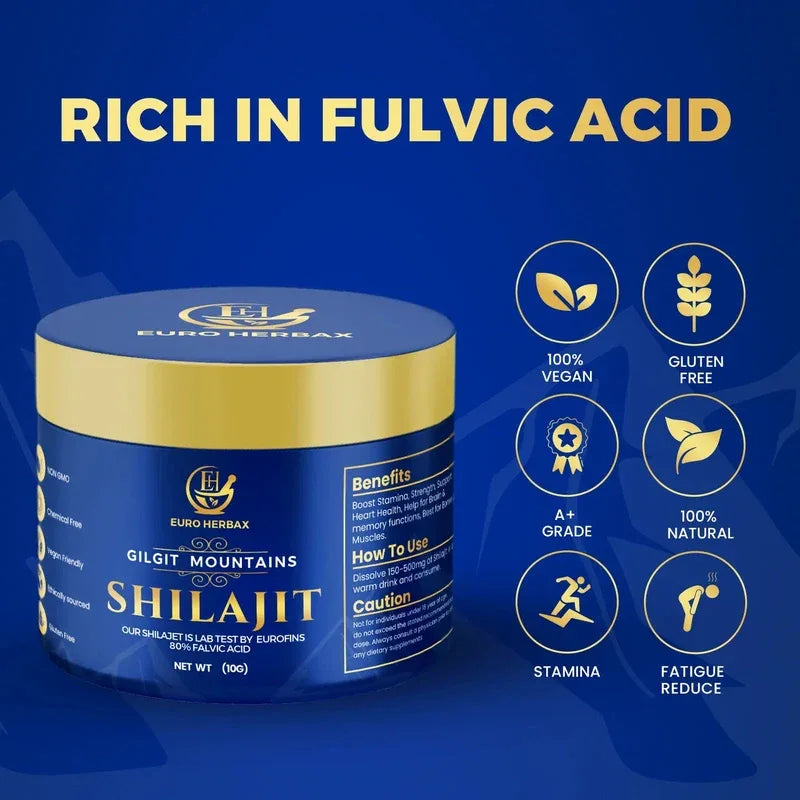 Gilgat Mountains Shilajit - Euro Herbax